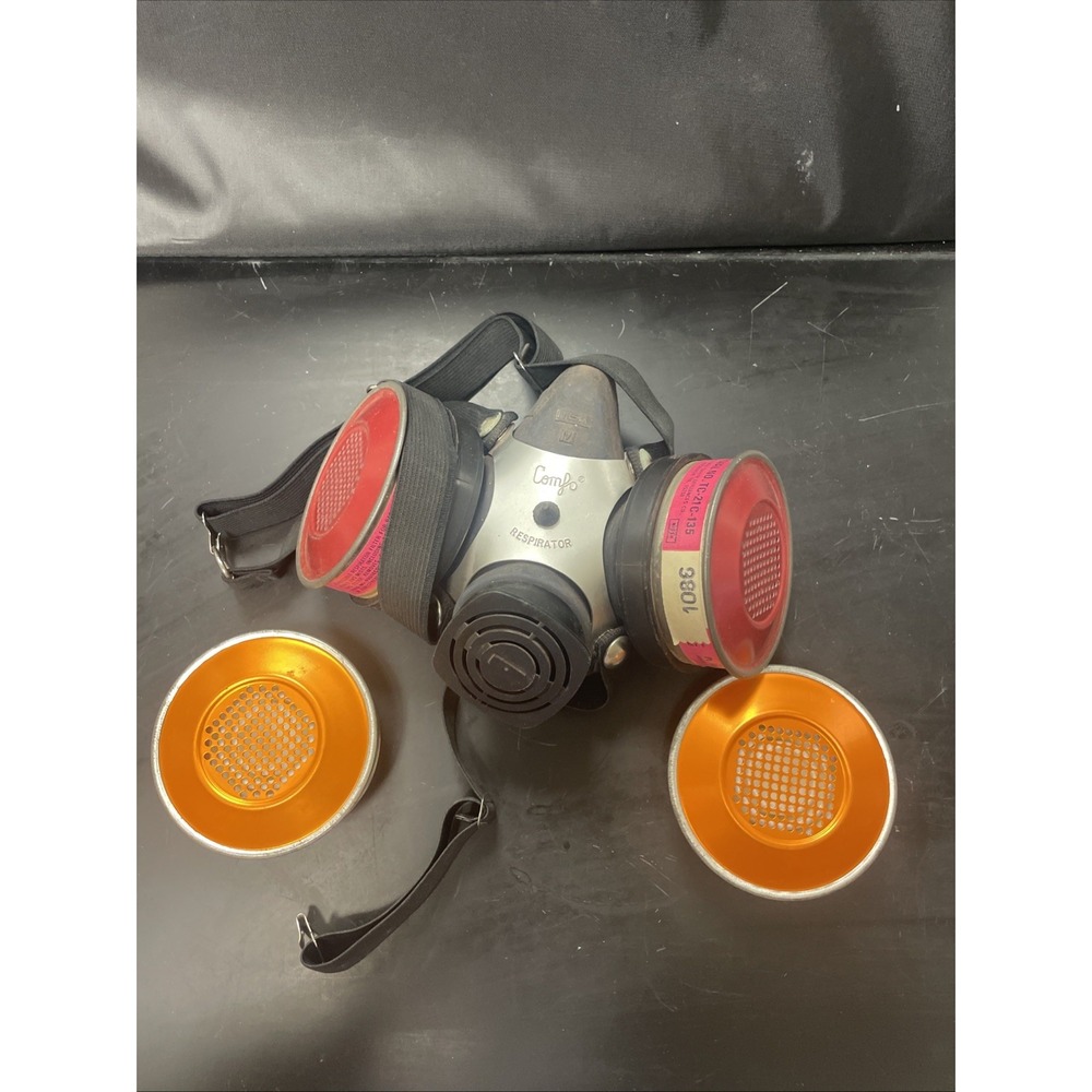 Vintage MSA Custom‎ Comfo Respirator W/ Straps